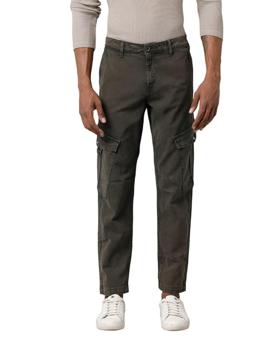 Men Slim Fit Cargo Trousers